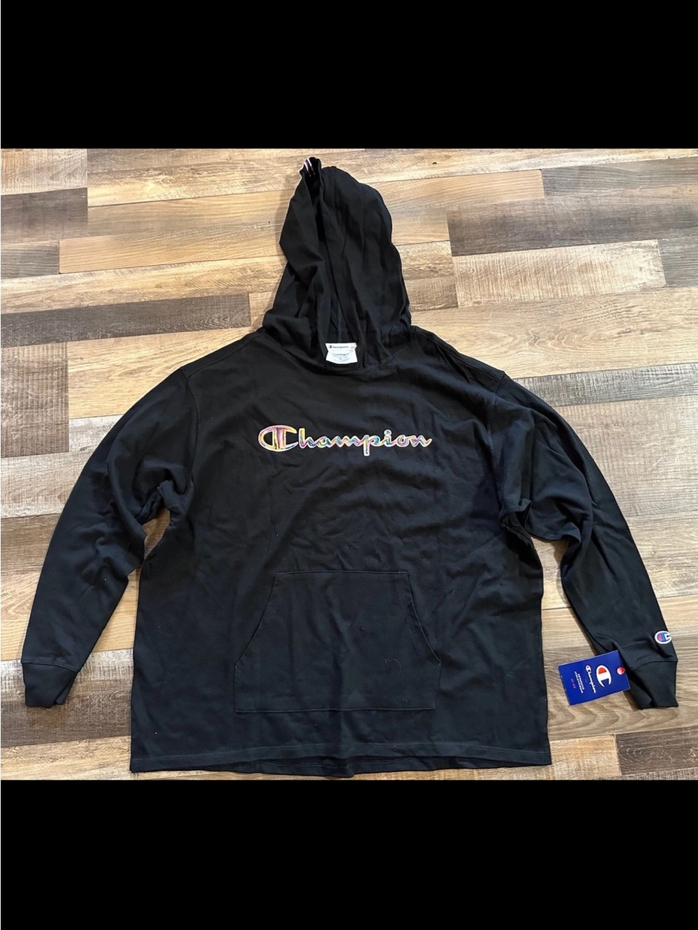 Champion Women’s Middle Weight Hoodie Black Size XL